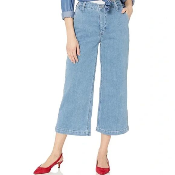NWT J. Crew Wide Leg Crop jeans size 27 womens - Picture 1 of 12